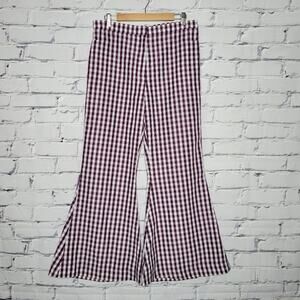 House of Holland Gingham Poplin Flares US Sz 10